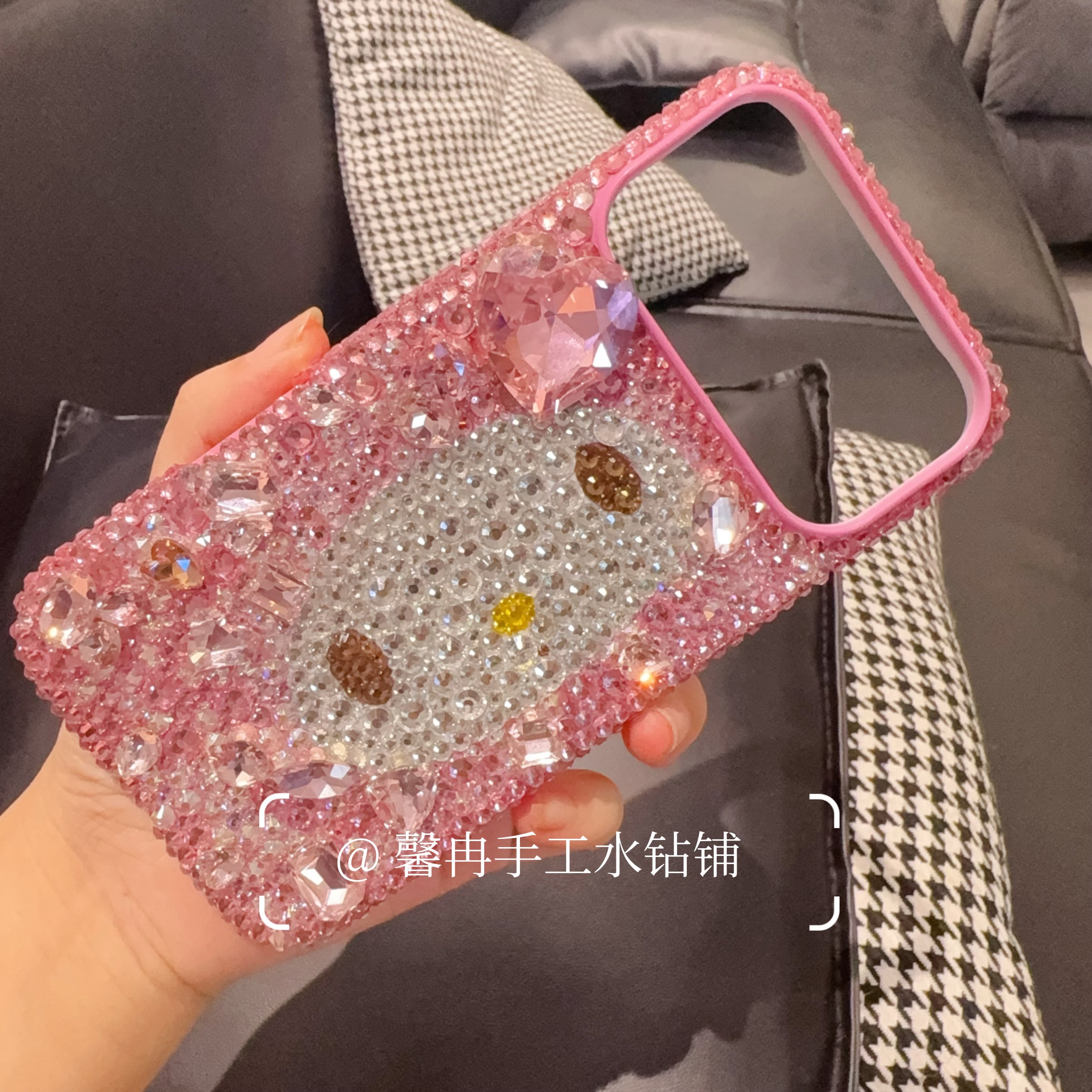 17promax苹果美乐蒂16promax水钻手机壳1514三丽鸥镶钻重工保护套