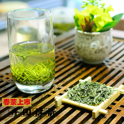 新春茶清明揉箭 湖北十堰竹溪竹山特产茶 高山云雾绿茶叶250G