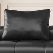 头层牛皮羽绒轻奢真皮抱枕客厅劳伦斯沙发靠枕靠垫高级感简约现代