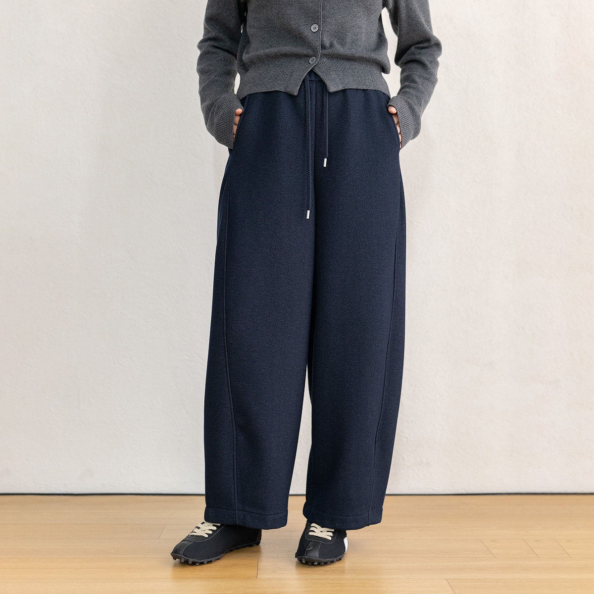 轻解构微弧企鹅裤（加绒版）