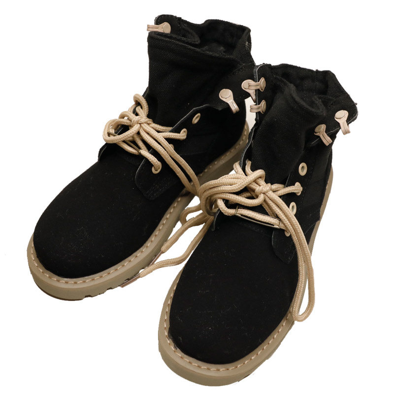 ANN AND SAM ORIGINAL HANDSOME BLACK UNI MAN HIGH TOP SHOES BOOTS 2024 NEW FALL WINTER WOMEN