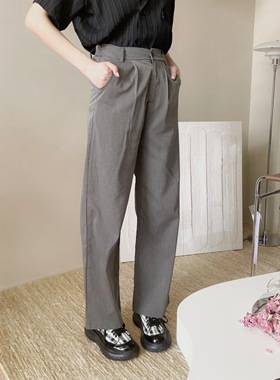 ANN and SAM 灰色西装裤 帅气休闲