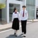 校服套装 学院风中学生朗诵比赛演出运动会举牌礼服裙子高中生班服