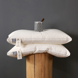 全棉防羽布酒店羽丝棉枕头颈部枕头仪征棉简约成人护颈单人枕芯