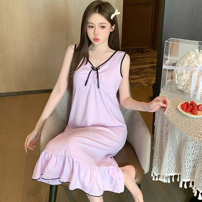 强力推荐！带胸垫睡裙女