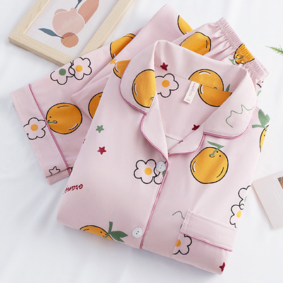 强力推荐！带胸垫睡衣女纯棉长袖