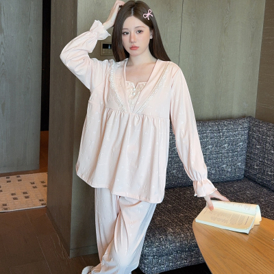 强力推荐！带胸垫睡衣女德绒