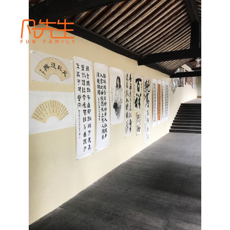 硬铁板磁性书画布毛毡墙书法画室国画美术展示画板吸画纸