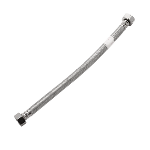 30cm坐便器抽水马桶三角阀连接全铜内芯铜螺母不锈钢编织金属软管