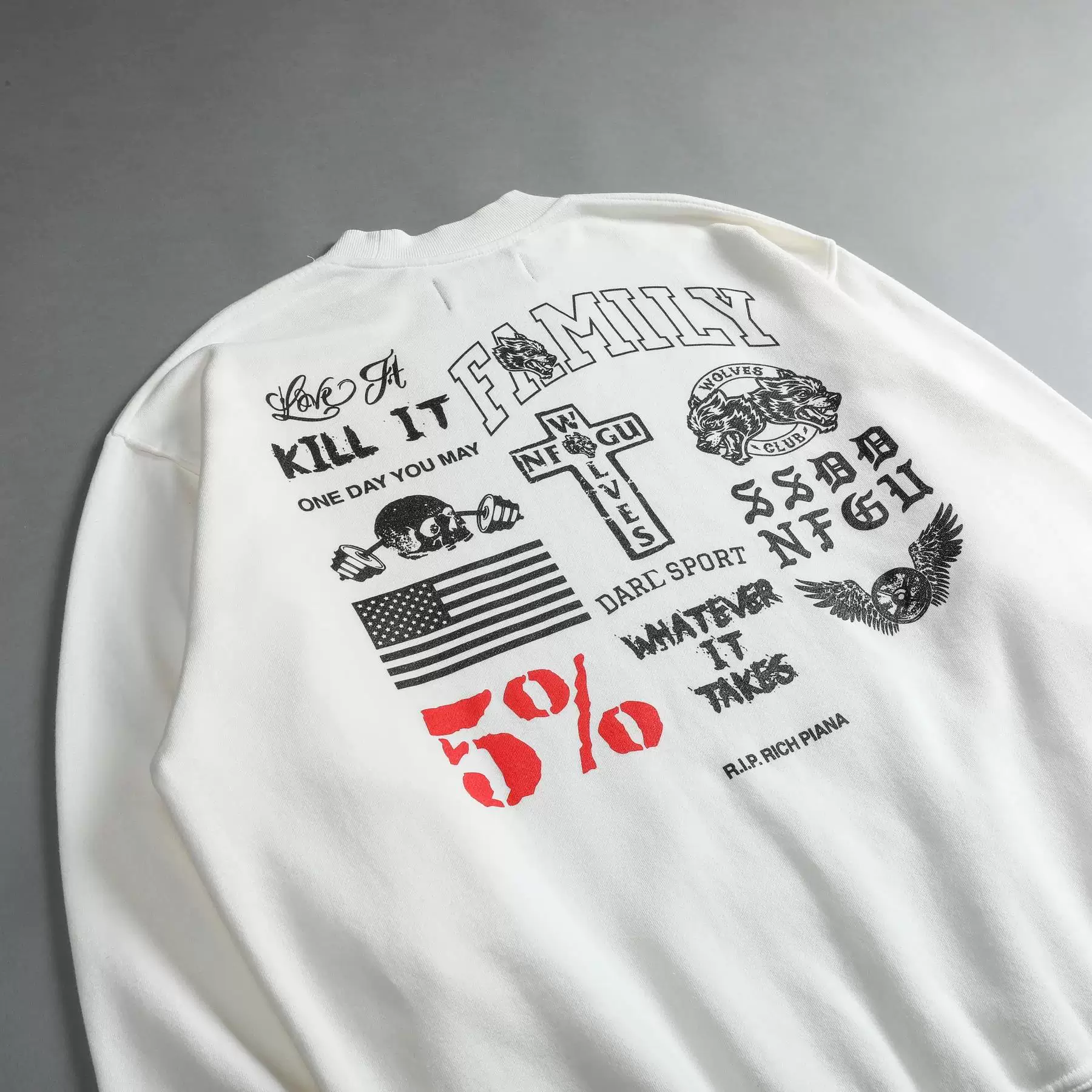 Официальный сайт spot Darcsport Giant Big Big Big 5%Series Wolf Loose Round Large -Разогретые утепляющие толстовки