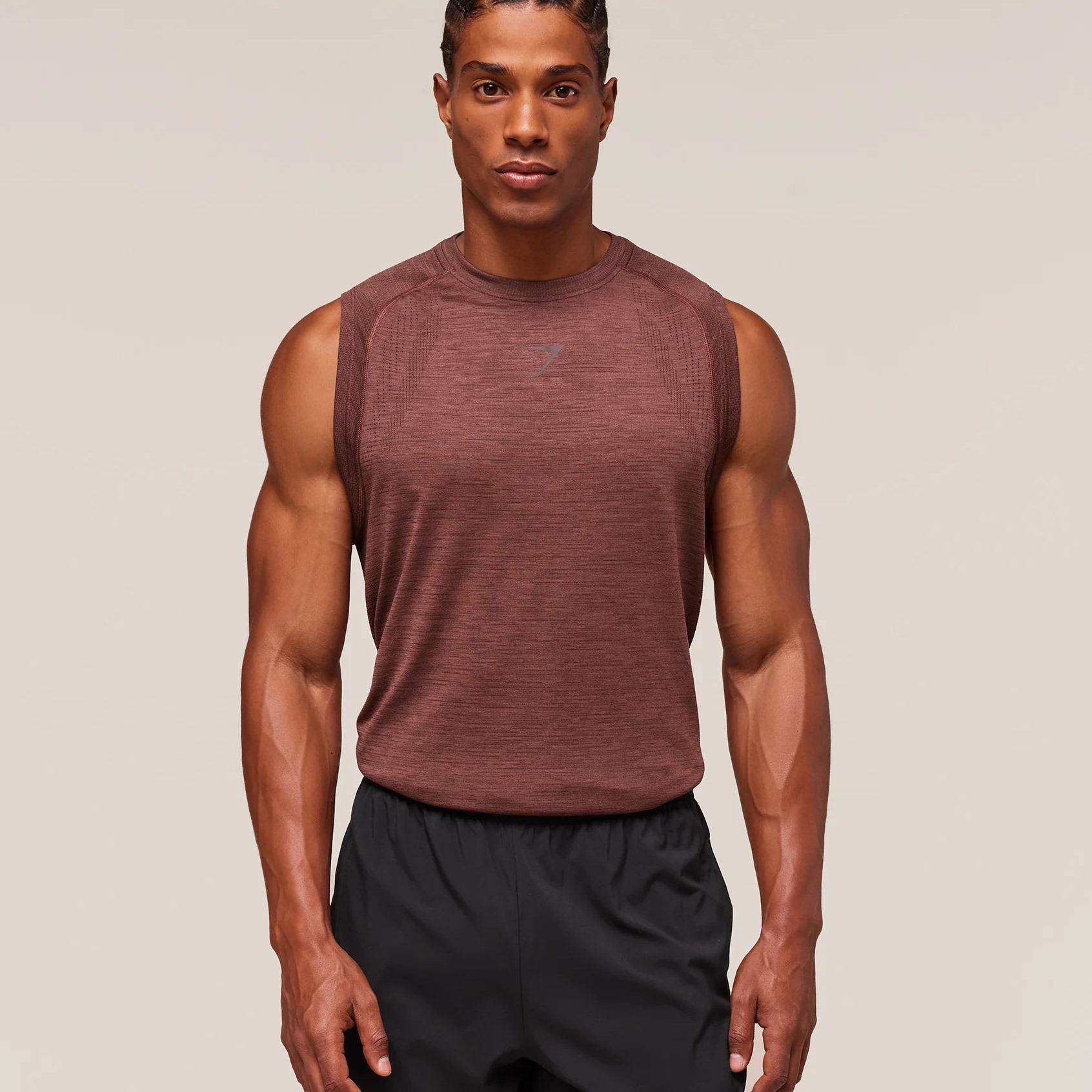 正品现货 Gymshark Versatile Tank 速干无缝坎肩运动背心透气