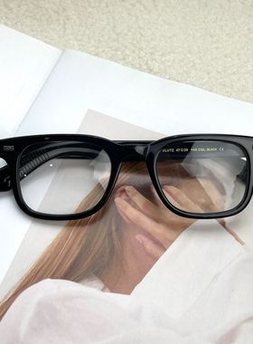 马士同款KLUTZ高小脸方形复古文艺板材防蓝光近视眼镜框男女眼镜