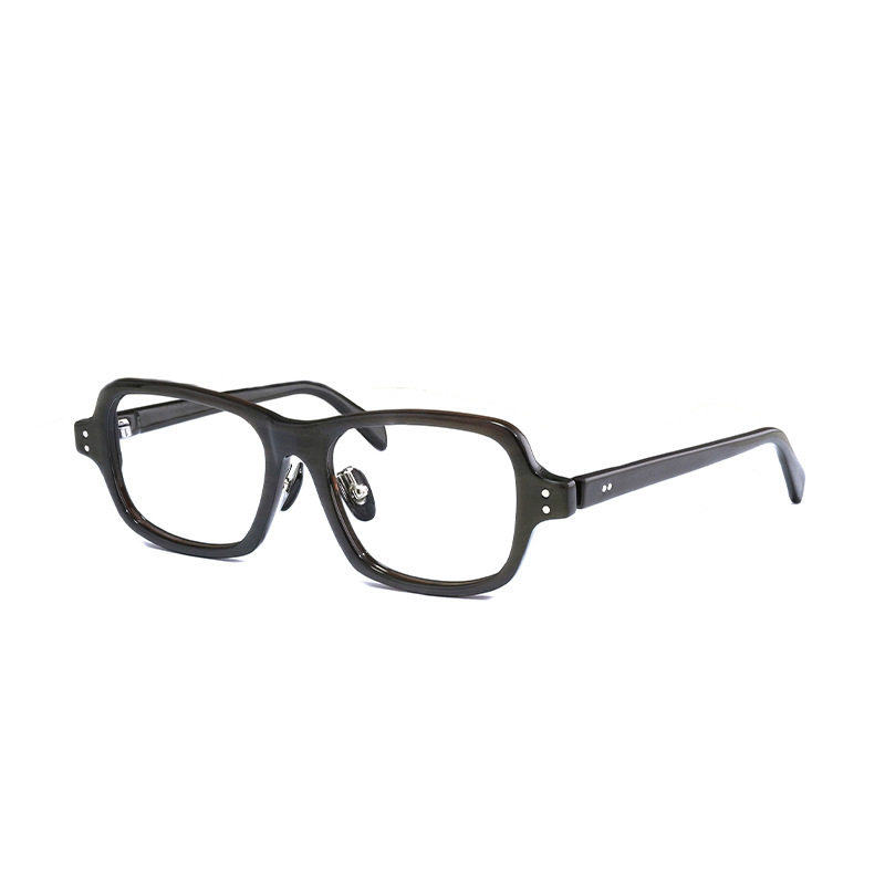 天然牛角近视眼镜架923英伦绅士风复古英系手工制作经典蛤蟆镜框