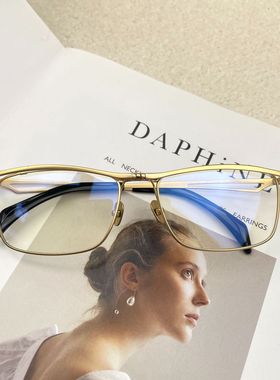 奥山Ken清行同款可上翻两用大脸男近视眼镜架zy11488纯钛Okuyama