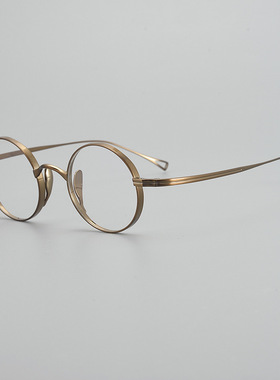 Kame日本KMN-99纯钛男女近视小眼镜框架高度数ManNen