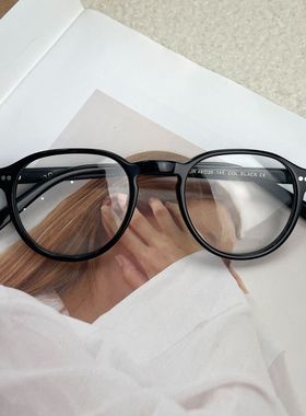 马士同款眼镜框男潮复古高板材ARTHUR手造眼镜架女韩版近视度数