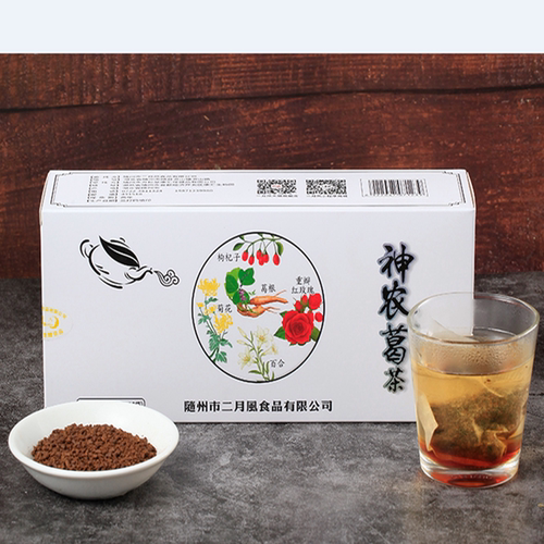 随州二月风正宗天然神农葛茶养生滋补120g独立小包装（4gx30袋）