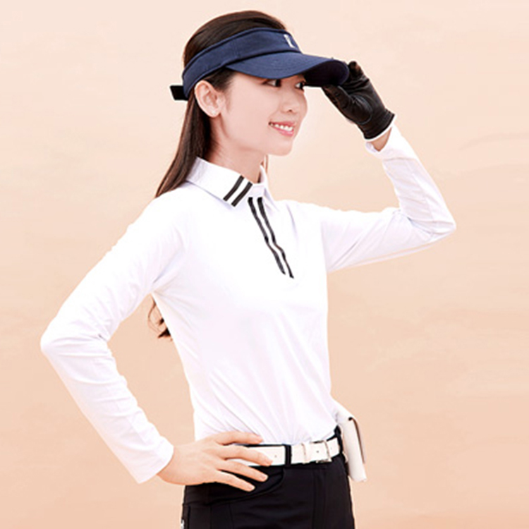 CHES高尔夫长袖T恤女简约休闲