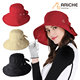 高尔夫帽子QA862 女士高尔夫球防晒大沿帽 红色正品 韩国官网代购