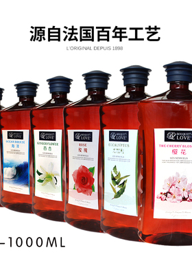 满4减1 法式点火催化香薰精油EB亮碧LB伯格同款精油1L装 4瓶354