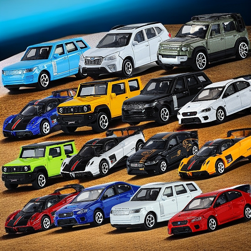 奇艺1/64合金汽车模型避震仿真越野车路虎揽胜 吉姆尼 斯巴鲁STI