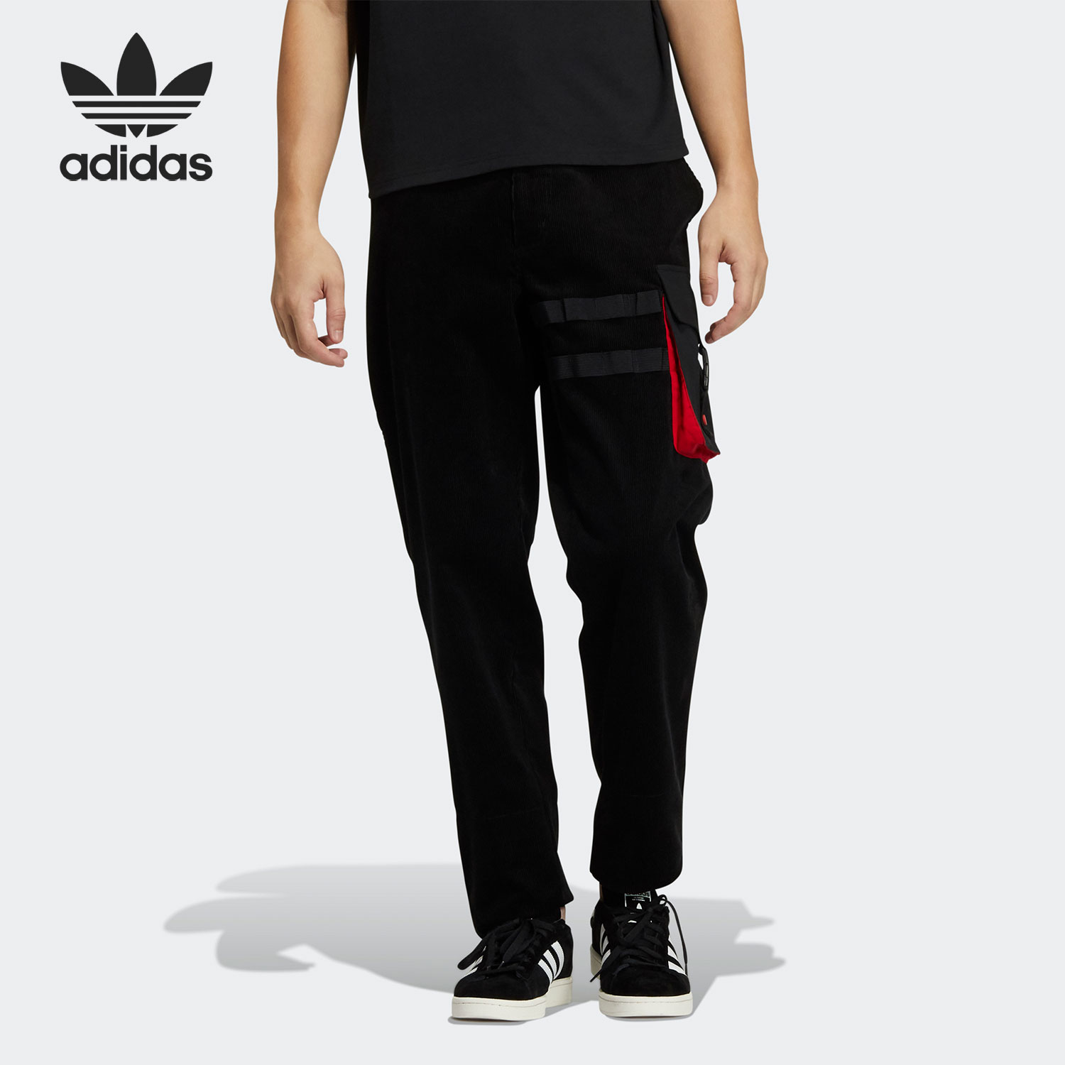官方正品Adidas阿迪达斯三叶草CNY Wv Pant男子休闲运动裤 GN5445
