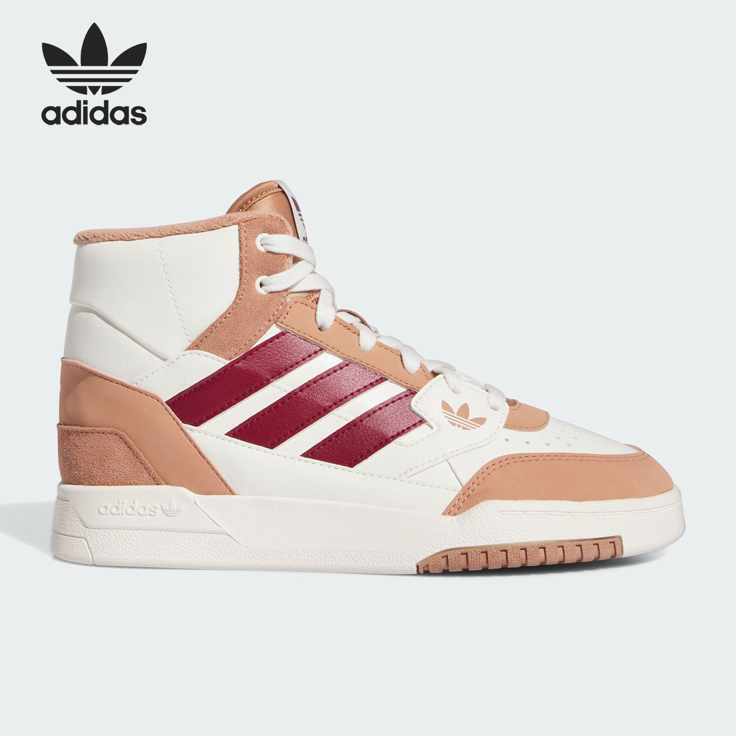 Adidas阿迪达斯官方正品三叶草女子轻便高帮运动鞋休闲板鞋IF2698
