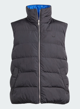 官方正品adidas阿迪达斯REVER VEST双面穿运动棉马甲女背心II8465
