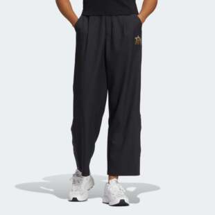官方正品Adidas/阿迪达斯三叶草女子美式复古风运动长裤IC6586