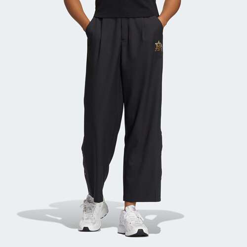官方正品Adidas/阿迪达斯三叶草女子美式复古风运动长裤IC6586