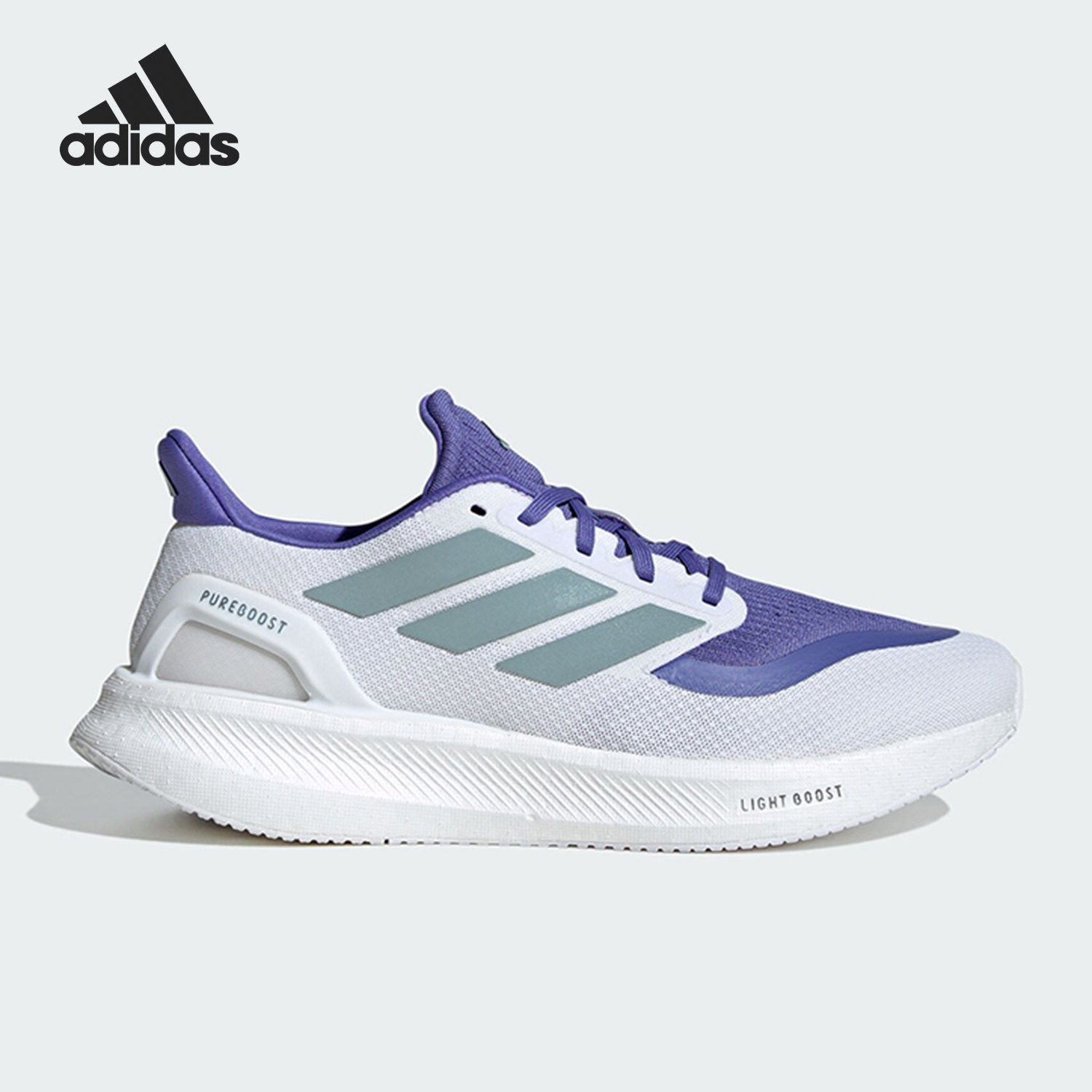 Adidas阿迪达斯PUREBOOST 5男女爆米花缓震透气舒适跑鞋JH7262