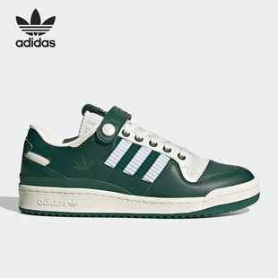 LOW男女复古休闲鞋 正品 阿迪达斯三叶草FORUM HQ7002 Adidas