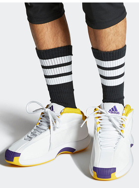 正品Adidas/阿迪达斯CRAZY 1中帮男士复刻版专业篮球鞋GY8947