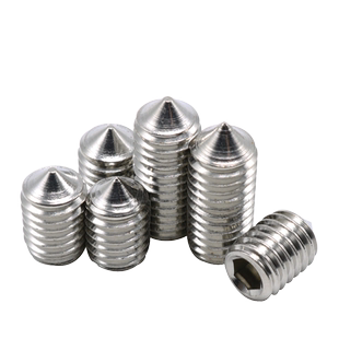 M6M8M10M12M16*8*10*12-50 不锈钢304尖头锥端机米紧定无头螺丝钉