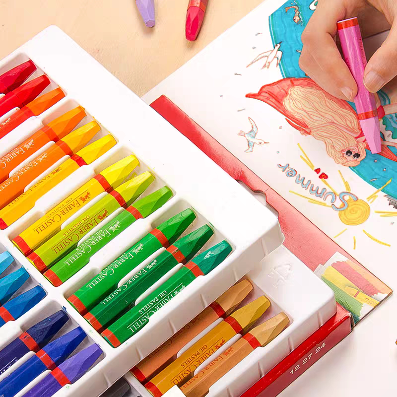 德国辉柏嘉  12色/24色/36色/48色六角油画棒(满55包邮)