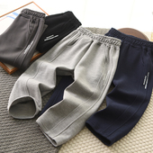 男童裤 潮休闲中大童校服长裤 子加绒秋冬棉2025新款 运动儿童韩版