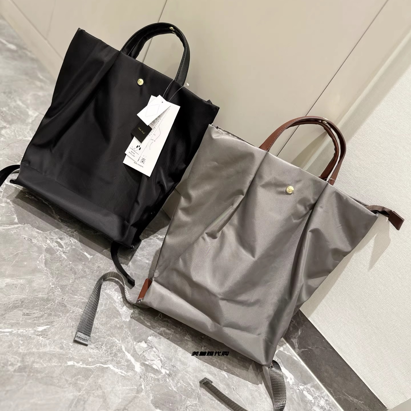 FR APC anello2025新款托特包日本硬挺立体斜挎单肩帆布通勤