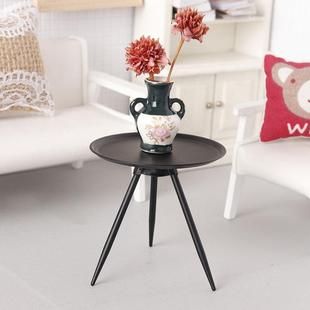 里左拉微缩模型1：12分家具茶几桌子边几迷你娃娃屋配件dollhouse