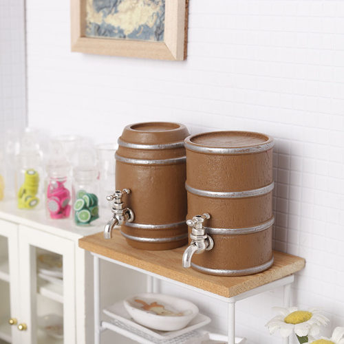 里左拉微缩食玩模型酒桶