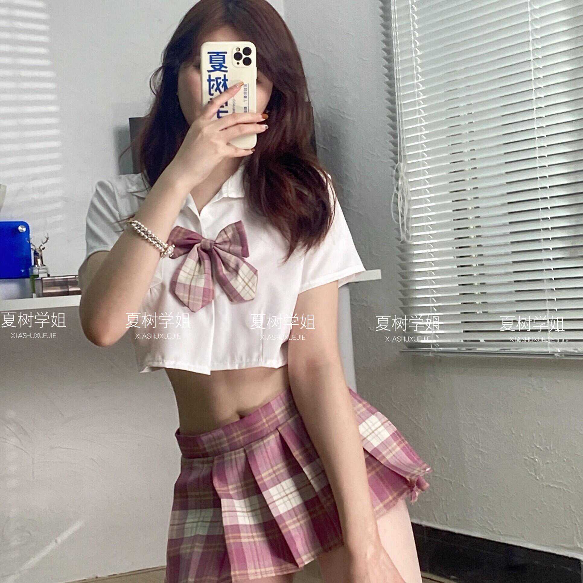 水手短裙夏树学姐睡衣日系