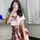「夏树学姐」水手短裙纯欲睡衣衬衫 日系jk少女温柔火辣 百褶裙套装