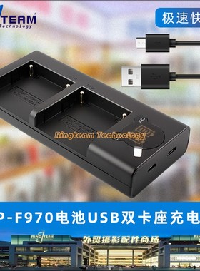 NP-F530适用索尼DCR-VX2100E/AX2000E/TR7000 DSR-PD150P充电器