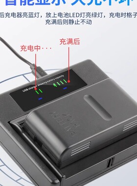 适用JVC BN-V11U V20U V400U  BN-V12U 摄像机电池座C口充电器