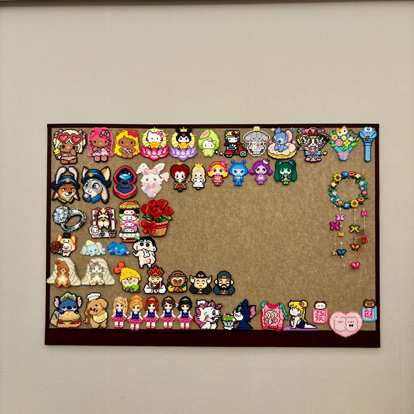 毛毡板拼豆收纳展示背景板拍立得整理毛绒板免打孔上墙留言板挂式,文具电教/文化用品/商务用品,软木板/照片板/毛毡板,淘宝优惠券,粉丝福利购,淘宝优惠卷