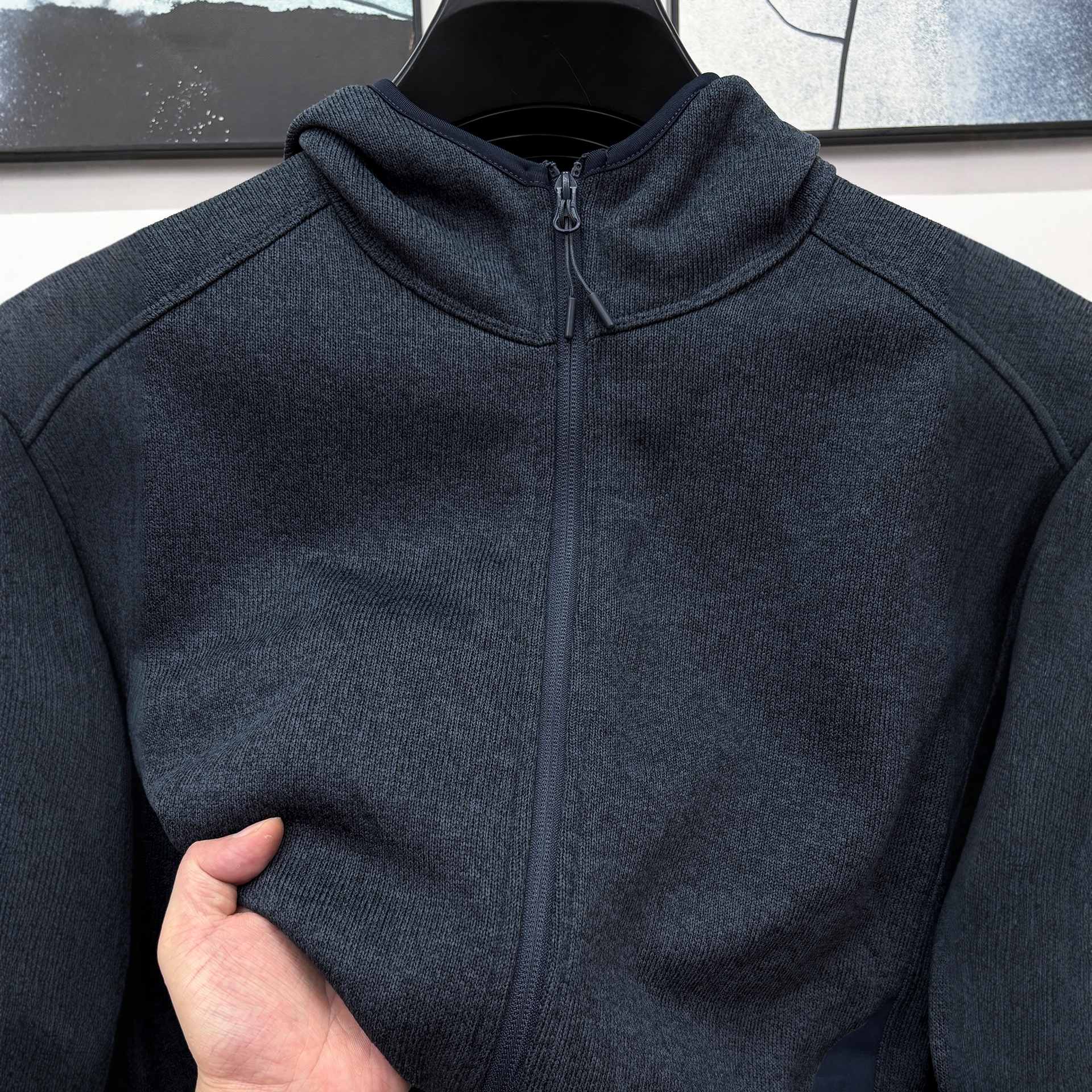 高端拉链连帽开衫卫衣男夹克外套