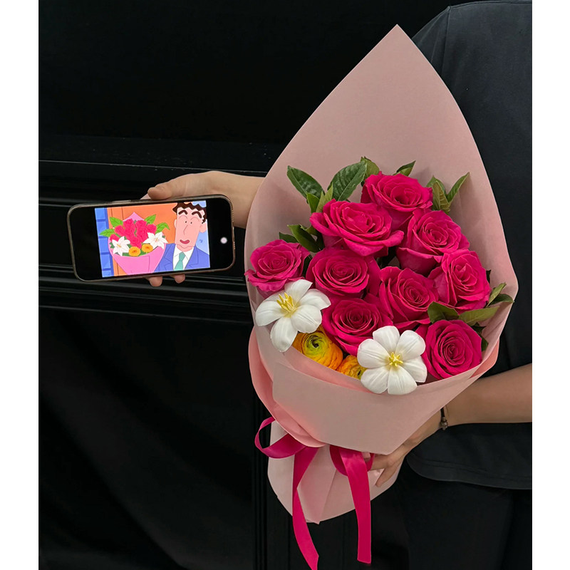 免包半成品广志送美伢同款花壳