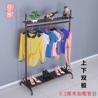 铁艺服装架货架挂衣服架子落地单杠服装店衣架展示架中岛架包邮