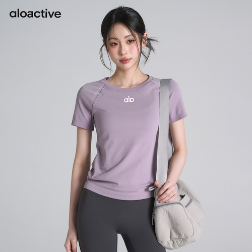 ALOACTIVE瑜伽T恤女速干透气短袖