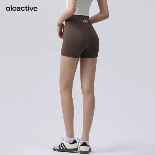 aloactive高腰提臀速干瑜伽短裤