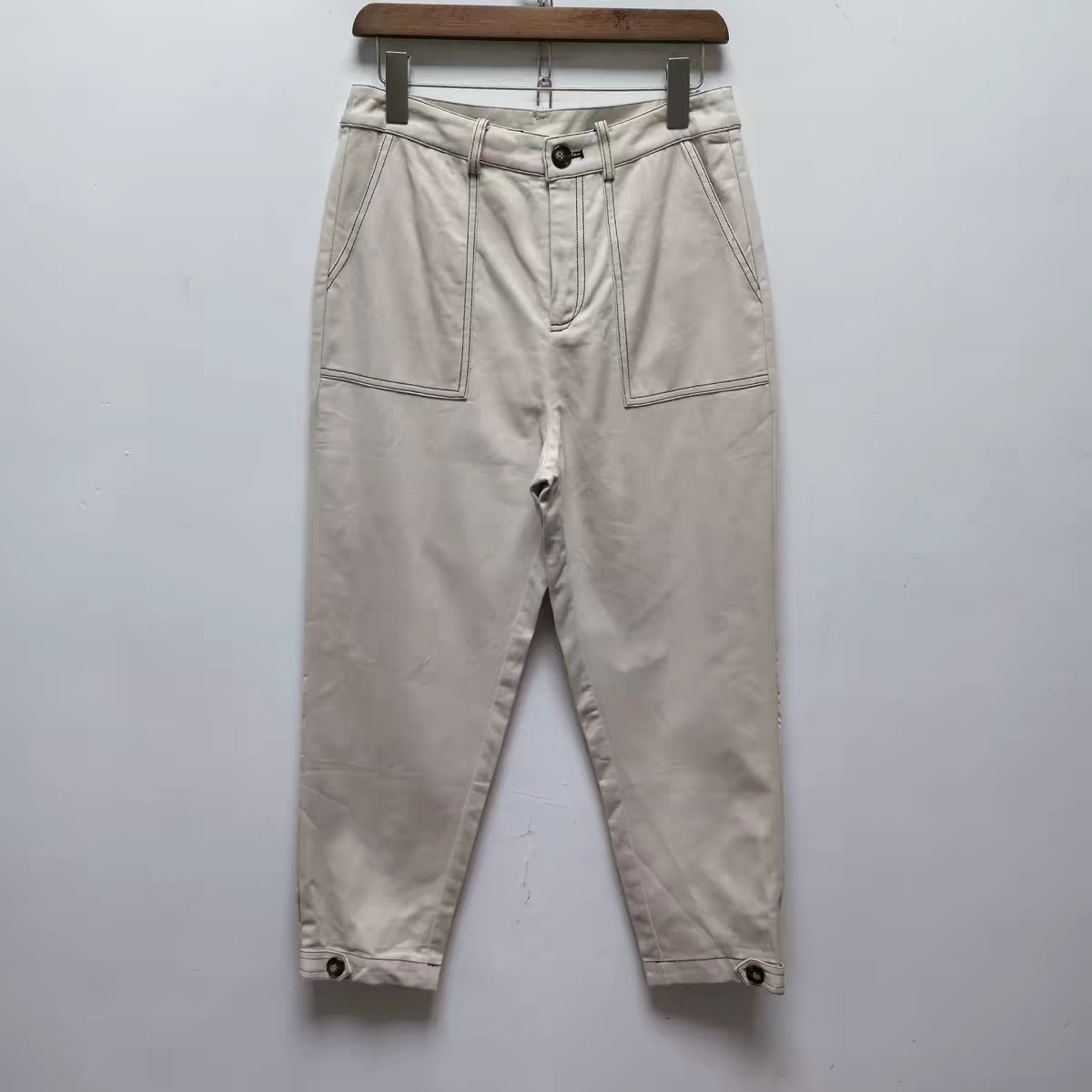2026春夏季韩系气质新款女简约休闲宽松显瘦牛仔裤九分长裤6K18